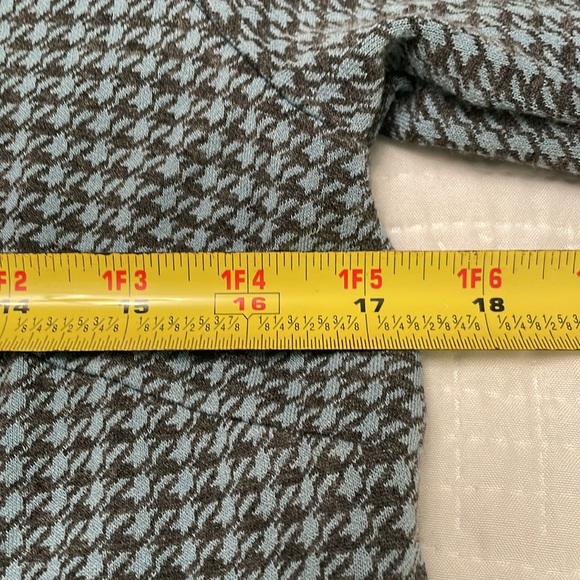 J. Jill Ponte Pullover Top Business Casual Houndstooth Pattern Small - Picture 10 of 12
